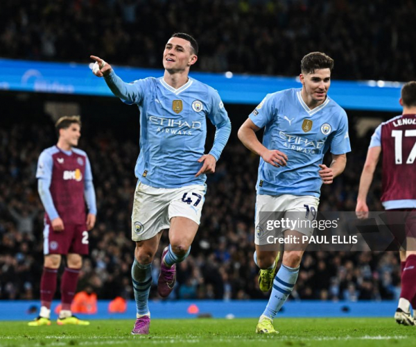 Man City 4-1 Aston Villa: Foden’s sublime hat-trick inspires crucial victory