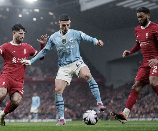 Liverpool e Manchester City empatam na "decisão" da Premier League