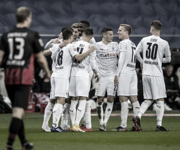 Empate agónico entre el Eintracht y el Gladbach