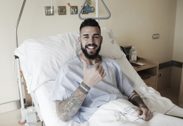 Borja Granero, operado con éxito de su rodilla derecha