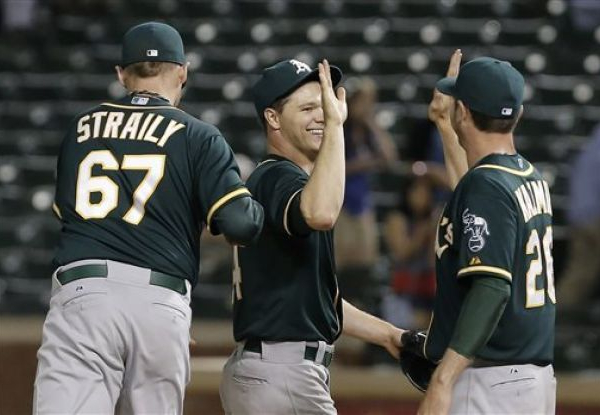 Athletics Return The Favor And Sweep Rangers