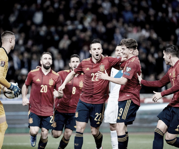 Espanha vence Grécia e assume liderança do Grupo B nas
Eliminatórias da Copa do Mundo