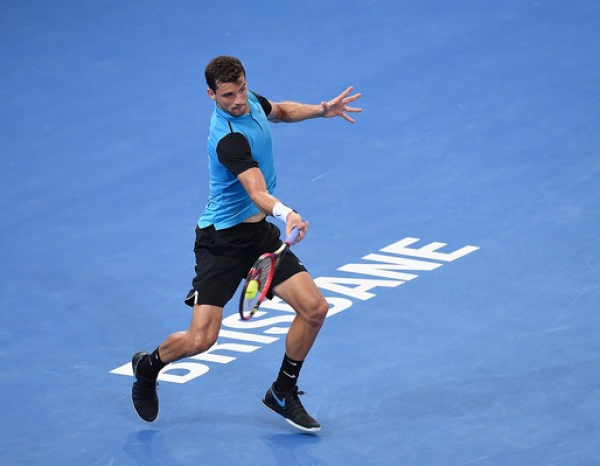 ATP Brisbane: Dimitrov batte Simon, avanti Kudla in rimonta