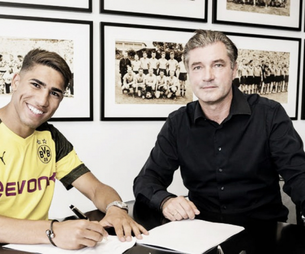 Hakimi llega al Dortmund cedido