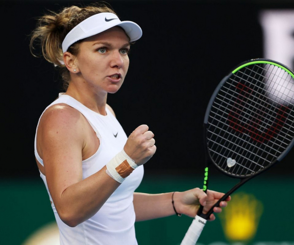 2020 Australian Open: Simona Halep sees off Jennifer Brady to advance to second round