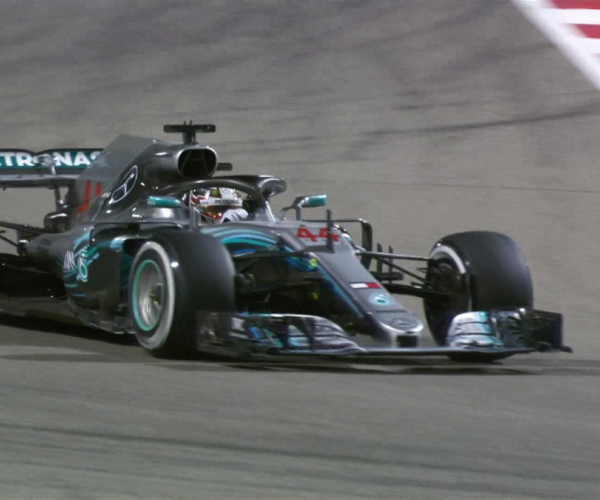 F1, Gp del Bahrain - Hamilton: "Un buon risultato, considerando la posizione di partenza"