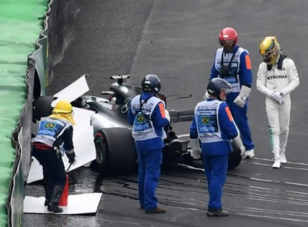 Gp del Brasile, incidente durante la Q1 e ultimo posto per Hamilton: "Si prospetta una gara interessante"