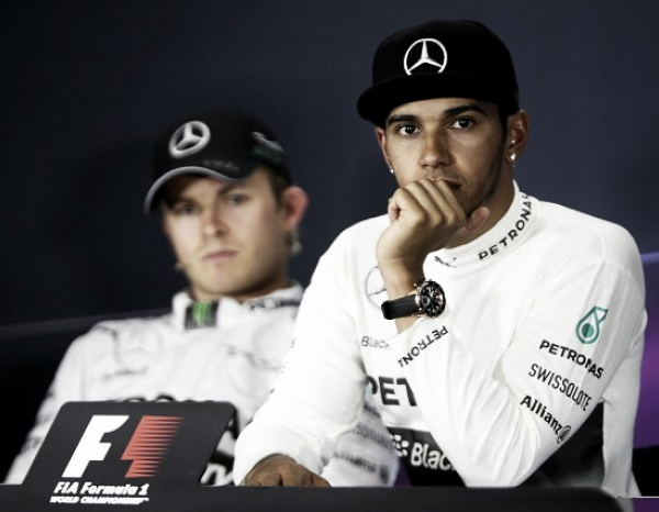 Hamilton: "Sessione molto divertente". Rosberg: "I meccanici di Lewis hanno aiutato i miei"