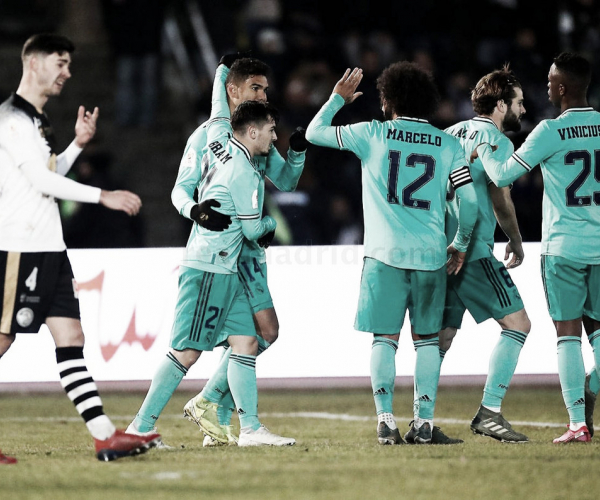 Resumen Real Zaragoza 0-4 Real Madrid en la Copa del Rey 2020