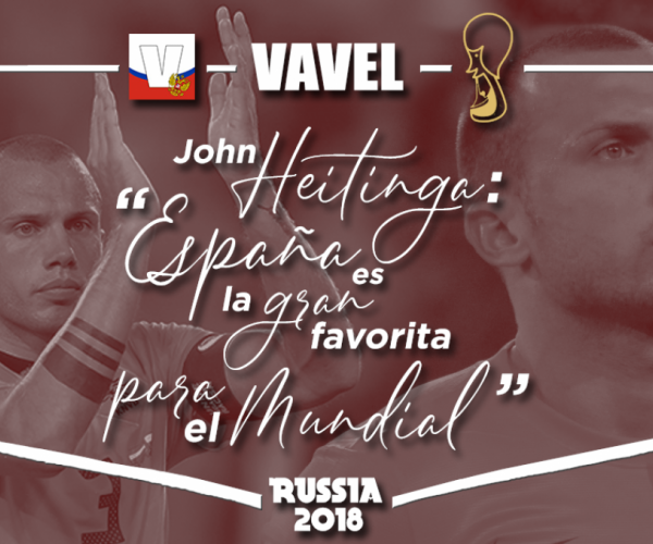 Entrevista a John Heitinga: "España es la principal favorita para el Mundial"