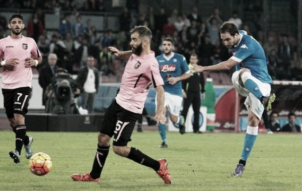 Palermo - Napoli in Serie A 2015/2016 (0-1)
