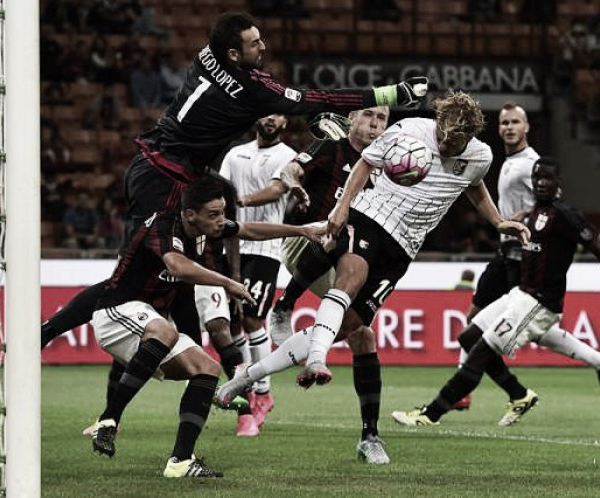 Palermo - Milan in Serie A 2015/16 (0-2)