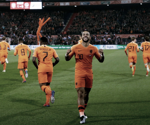 Depay brilha e comanda goleada da Holanda sobre Belarus na largada das Eliminatórias da Euro