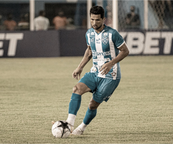 Igor Carvalho comemora retorno no Paysandu após contusão