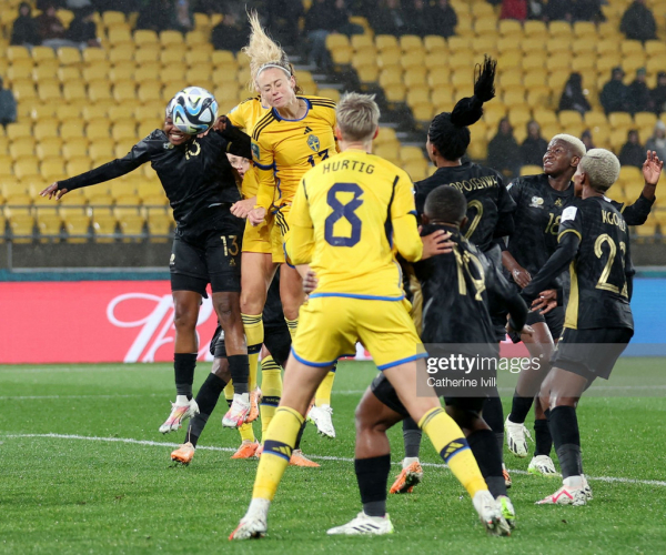 Sweden  2-1 South Africa: late winner breaks Banyana Banyana hearts