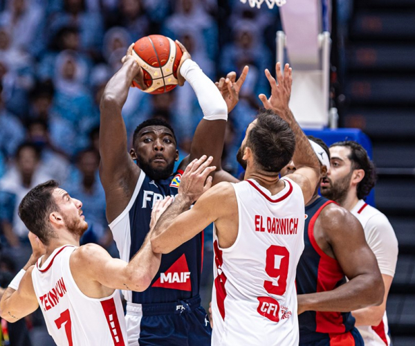 Highlights and baskets of Lebanon 79-85 France in FIBA World Cup 2023