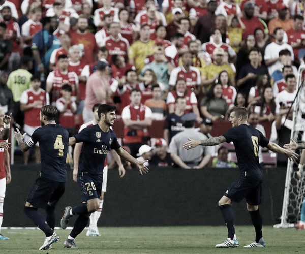 Real Madrid reage e derrota Arsenal nos pênaltis pela International Champions Cup