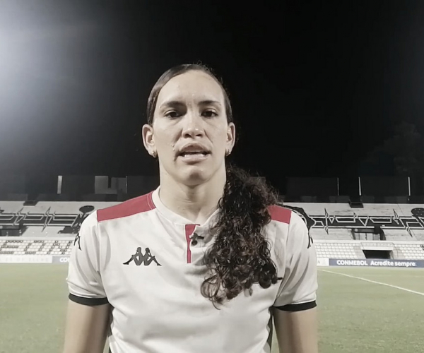 Katherine Tapia: “Enfocadas en lo que viene, el
objetivo de la Copa Libertadores”.