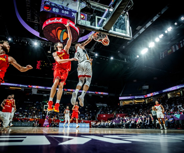 Summary and highlights of Germany 91-96 Spain at Eurobasket 2022