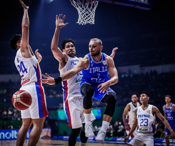 Resumen y canastas del Filipinas 83-90 Italia en Mundial FIBA 2023