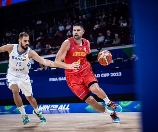 Resumen y puntos del Grecia 69-73 Montenegro en Mundial FIBA 2023
