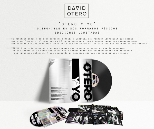 David Otero anuncia el lanzamiento en físico de su proyecto “Otero y yo”