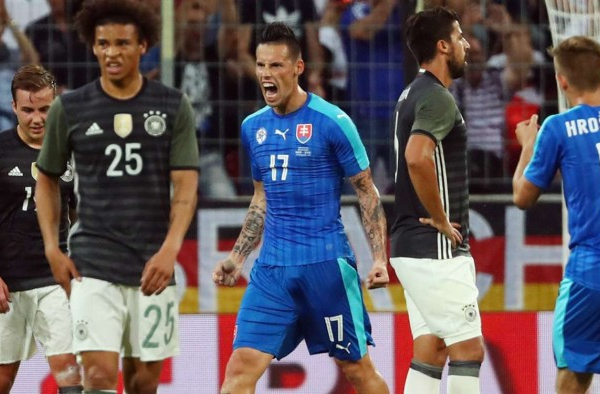 La Germania cade in amichevole: 1-3 per la Slovacchia