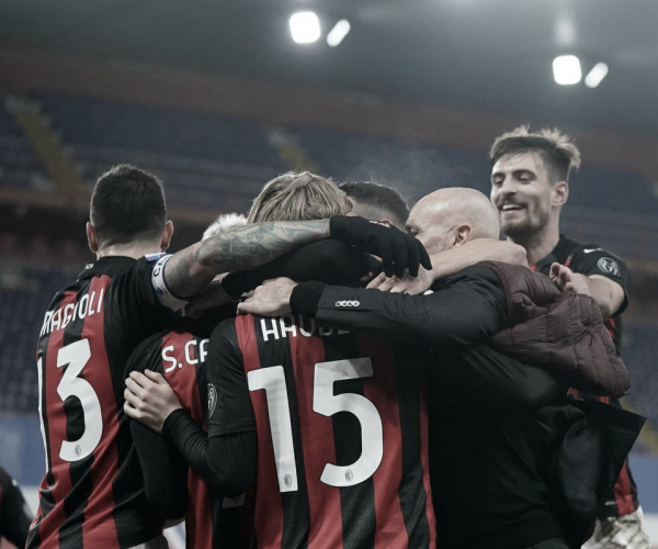 Milan bate Sampdoria fora de casa e se isola na liderança da Serie A