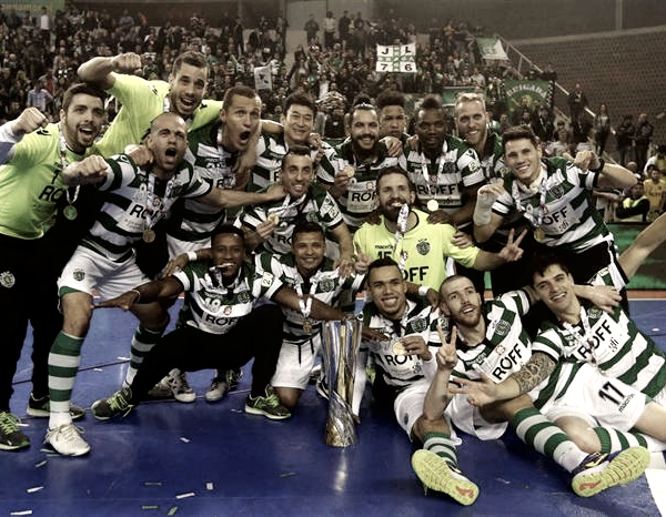 Sporting triunfa diante Fundão e conquista Taça da Liga de Futsal