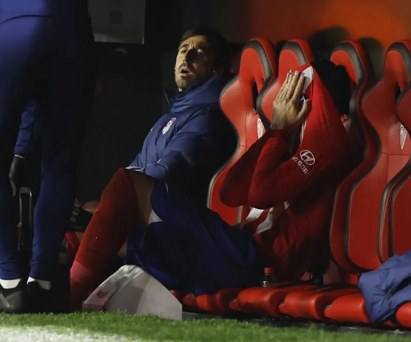 La lesión de Álvaro Morata: pudo ser peor