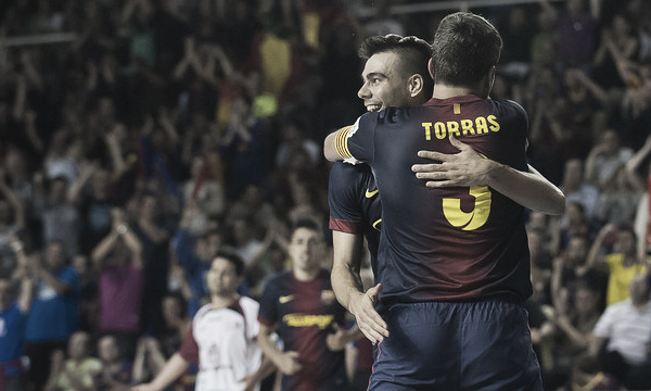 Sergio Lozano y el Palau guían a la victoria al FC Barcelona Alusport