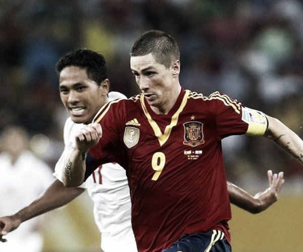 Torres: "Ojalá tenga suerte y marque en la final"