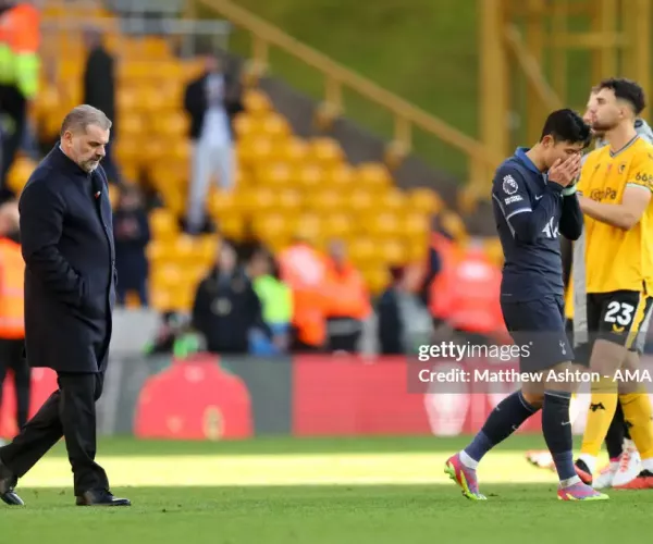 Postecoglou says its a 'hard one to take' as Spurs lose at Molineux.