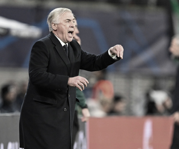 Apesar da vitória sobre o RB Leipzig, Carlo Ancelotti mantém cautela: “Faltam 90 minutos no nosso estádio”