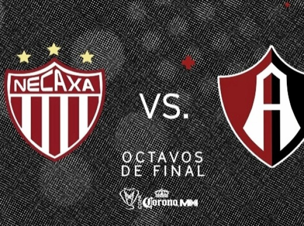 Resultado y goles del Necaxa (2-1) Atlas de octavos de final de Copa MX