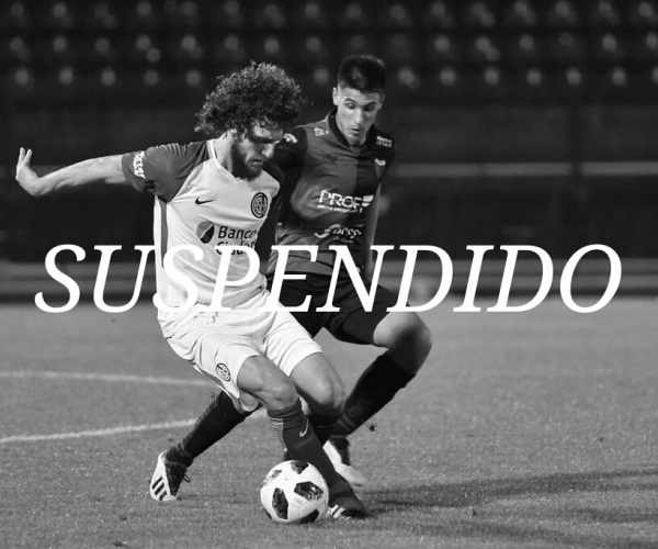 Colón - San Lorenzo: suspendido