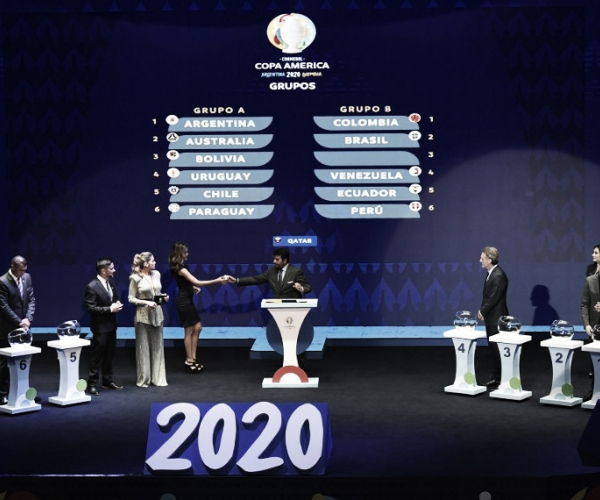 Conmebol sorteia grupos e tabela completa da Copa América 2020; confira