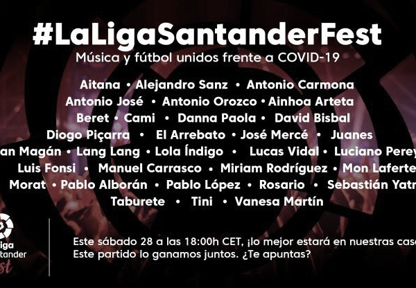 La Liga Santander Fest, el festival solidario de música y fútbol