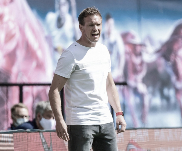 Julian Nagelsmann avalia como 'lamentável' atuação do Leipzig em empate com lanterna