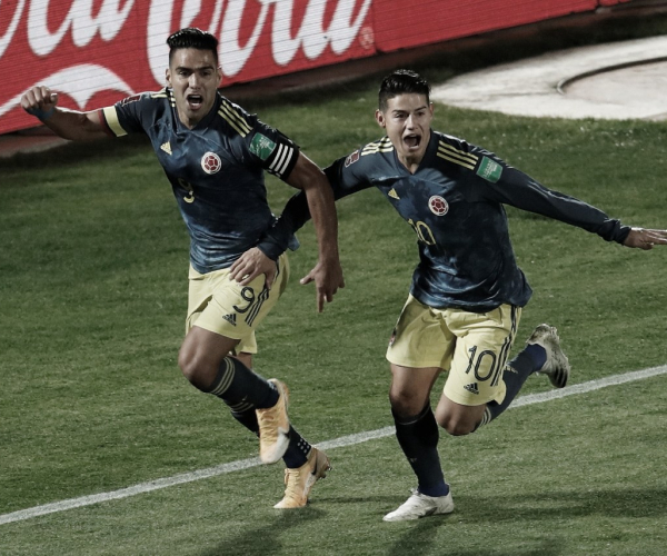 Colômbia empata com Chile em jogo emocionante graças a gol salvador de Falcao García