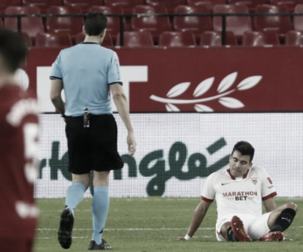 SD Eibar - Sevilla FC: dos principales bajas en los primeros 45 minutos del choque