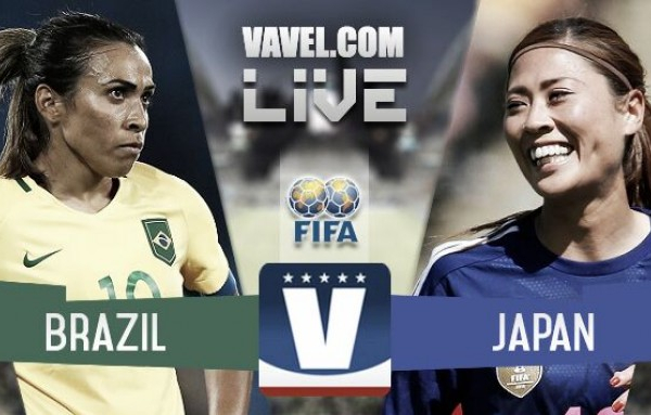 Results and Goals Brazil 1-1 Japan in 2017 Tournament of Nations