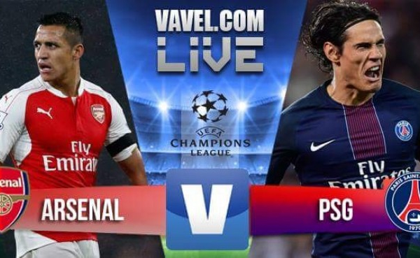 Risultato Arsenal - PSG in Champions League 2016/17 - Cavani, Giroud, Verratti (A), Lucas! (2-2)