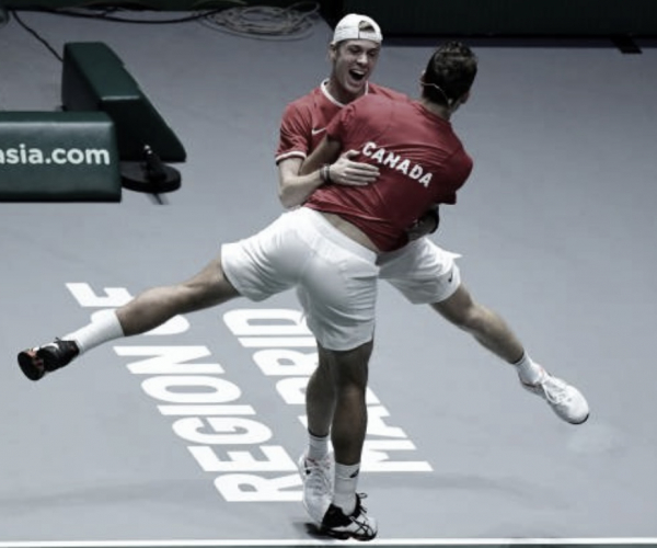 Highlights and points: Canada 2-1 Chile in Davis Cup