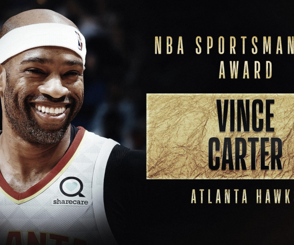 Carter Wins NBA Sportsmanship Award