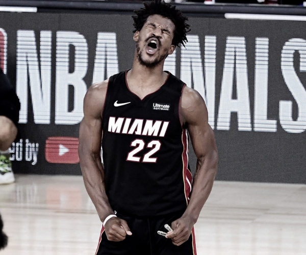 Butler Leads Heat to First Win in 2020 Finals