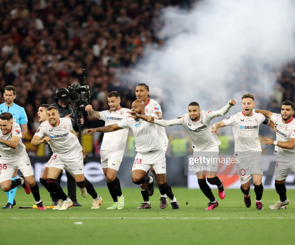 Sevilla 1-1 Roma (4-1 on penalties): Montiel scores decisive penalty to win Europa League
