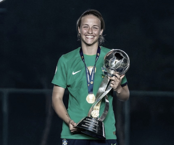 Goleira do Grêmio, Josi analisa campanha da Seleção e celebra título invicto do Sul-Americano Sub-17