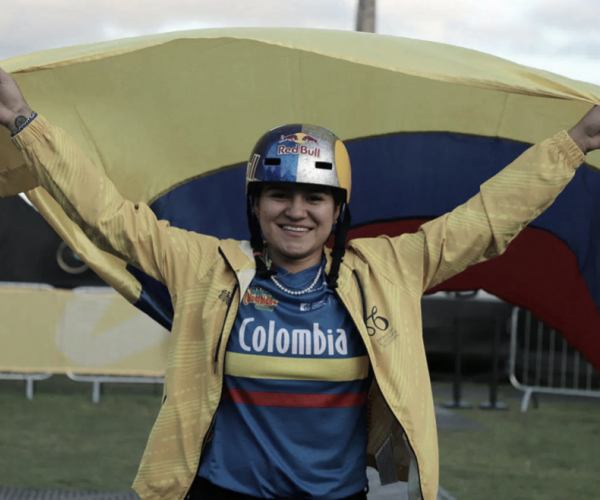 Queen Saray Villegas sorprende al llegar a la final del BMX Freestyle