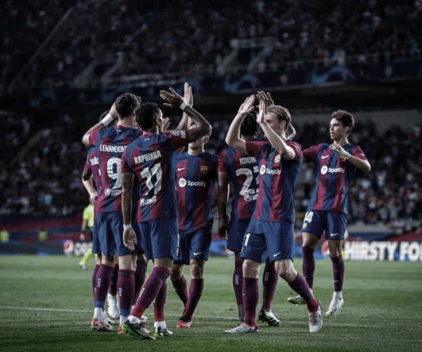 Em dia de João Félix, Barcelona goleia Royal Antwerp na estreia da Champions